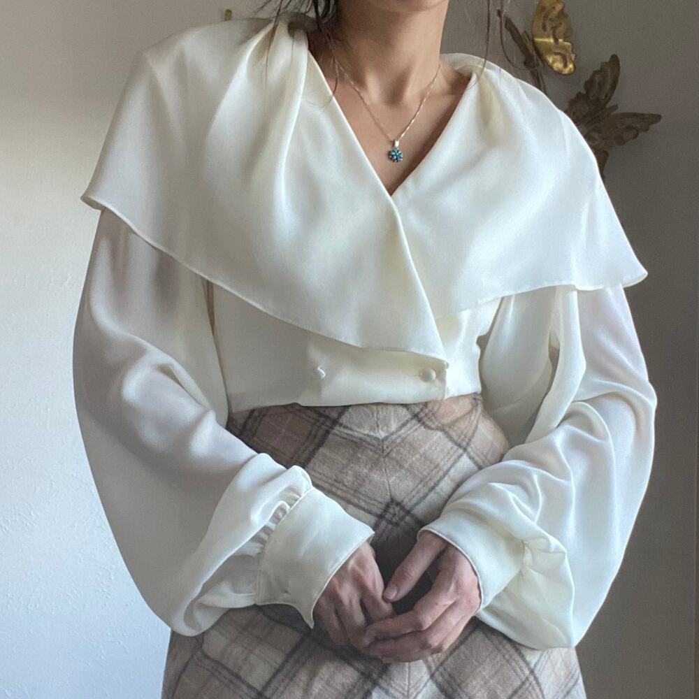 Vintage Sheer Button Down - image 1